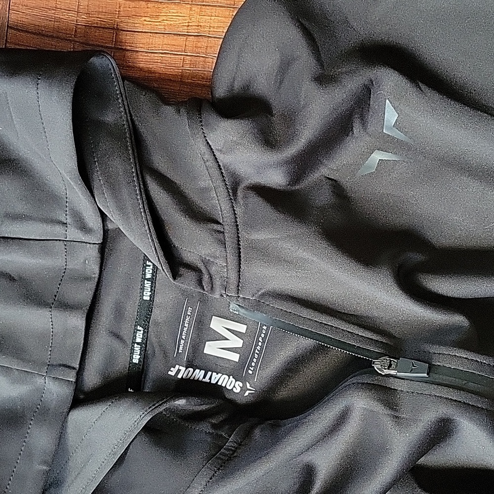 Squat Wolf Cropped Track Jacket - image 3